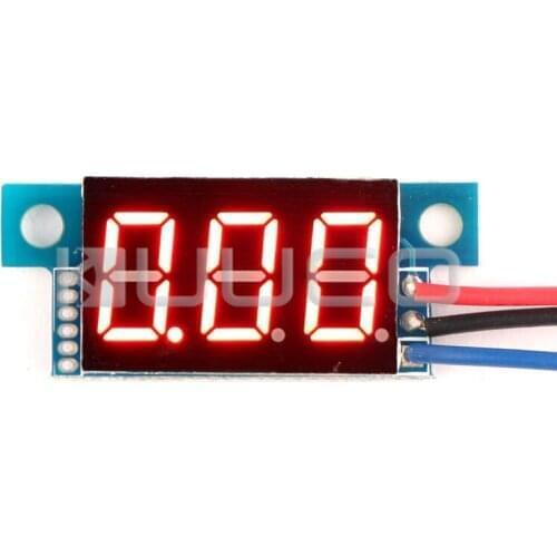 Digital Meter/Voltmeter DC 0~200V Red Led digital display Voltage Meter DC 12V 24V Voltage Tester/Panel Meter/Monitor