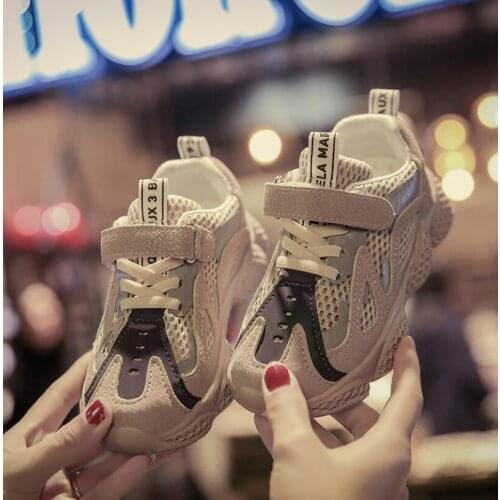 Children Shoes Boys Sneakers Girls Sport Shoes Child Leisure Trainers Casual Breathable Kids Running Shoes Basketball Shoes