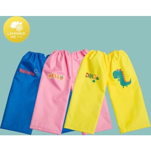 Childrens waterproof pants cover men and women cartoon breathable skin-friendly baby cute rainproof leg cover