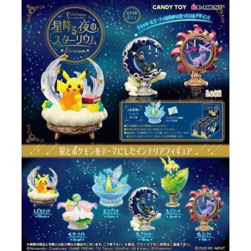 Takara Tomy Pokemon The Night of The Night Star Comes To Do Hand Office Toy Pikachu Blind Box Kids Toy Model Boy Girl Gift
