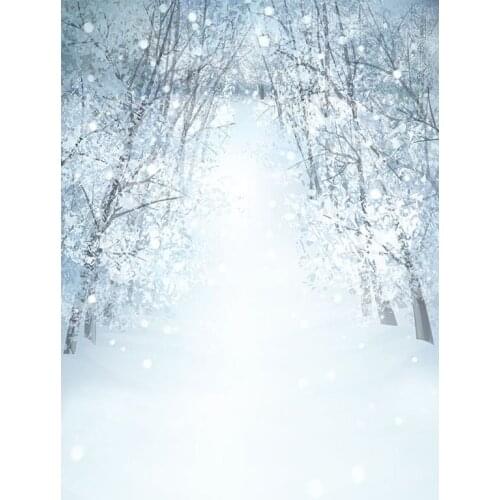MEHOFOTO Photography background snow forest Bokeh Winter Christmas theme backdrop professional photo background studio