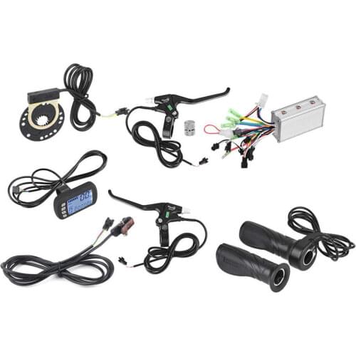 Electric Bike Controller 24V/36V 250W/350W Brushless Motor Controller LCD Panel Kit for Electric Bike Scooter E-bike DIY Parts