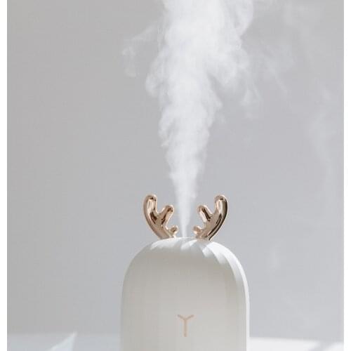 Mini Humidifier with LED Light Mini Cool Mist Humidifier USB Portable Air Humidifier with Auto Shut-Off for Bedroom home office