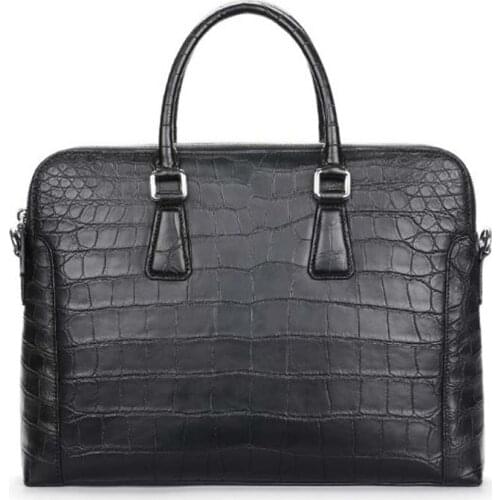 Dae Crocodile skin man bag leather men briefcase crocodile leather can be Cross-body bag Men crocodile handbag