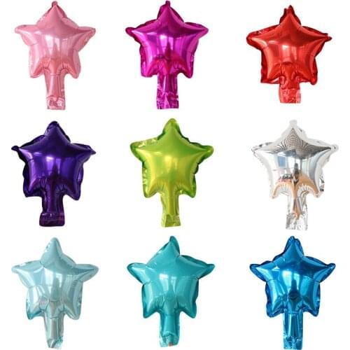 50pcs/lot 5inch Star Balloon Inflatable Helium Baloon Wedding Birthday Christmas Party Decoration Globos Children Toy Gifts