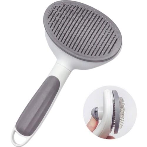 Pet Cat And Dog Comb Hair Removal Brush For Grooming, Pet Grooming And Cleaning Dog Accessories