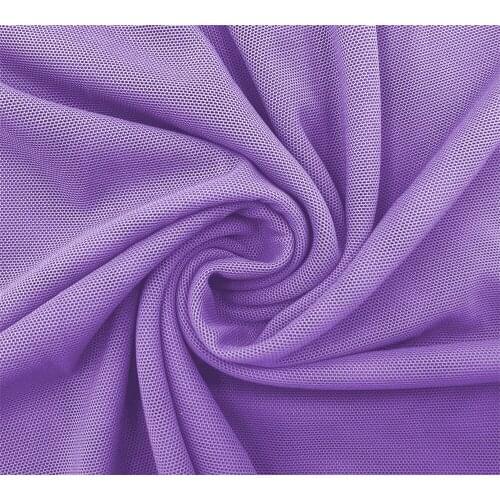 Mesh fabric Net diy high elastic 40D Nylon Spandex 4 way stretch power wedding decoration tulle Orchid veil