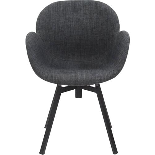 Nordic swivel chair armrest back dining chair modern simple leisure office negotiation home desk chair