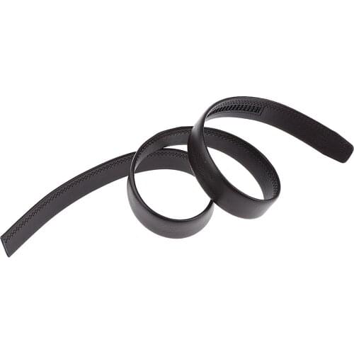 2 Pcs Belt Strap Replacement Leather Belt 1.38inch without Buckle, Easily Cutting The Belt Strap According to Waist Size