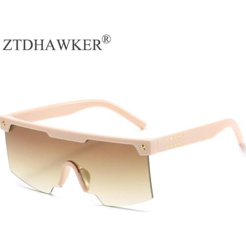 New Quartet Siamese Sunglasses Personality Star Sun Glasses Men and Women Fashion Wild Eyeglasses