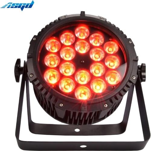 DJ Stage Light Show Pool Wall Show Party Waterproof Par 18x18W RGBWA UV 6in1 LED Wash Uplighting 18x2W 4in1 Outdoor IP65 DMX