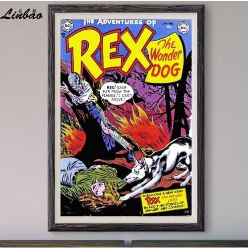 V091 1952 Rex! Save Her! Vintage Classic Movie Custom Silk Poster Home Deco Wall Art Christmas Gift
