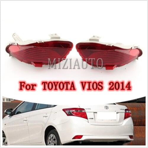 Rear Bumper Light For TOYOTA VIOS 2014 Rear Reflector Lamp Warning Light Left&Right Without Bulb Car Accessories