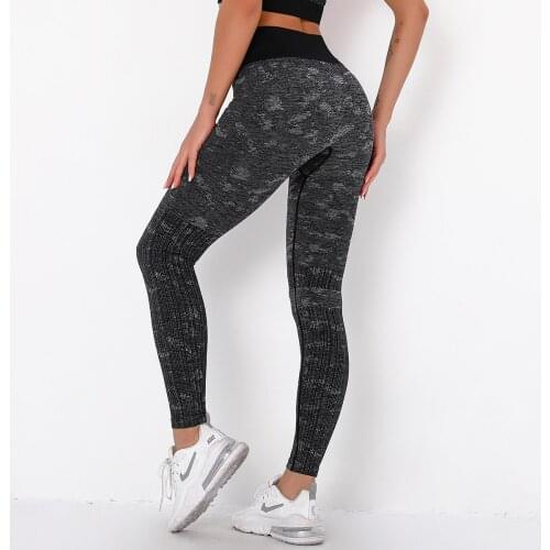 Women Yoga Pants Sports Running Sportswear Stretchy Joggers Fitness Leggings Seamless Athletic Gym Exercise Pants Squat Lifting