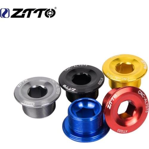 ZTTO Dental Plate Cover Crank Screw Cap MTB Crankset Crank Cover Aluminum BMX Road Bike Fitting