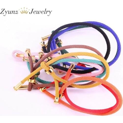 20PCS, Waxed Thread Cotton Cord String Strap Bracelet For Making Jewelry Findings