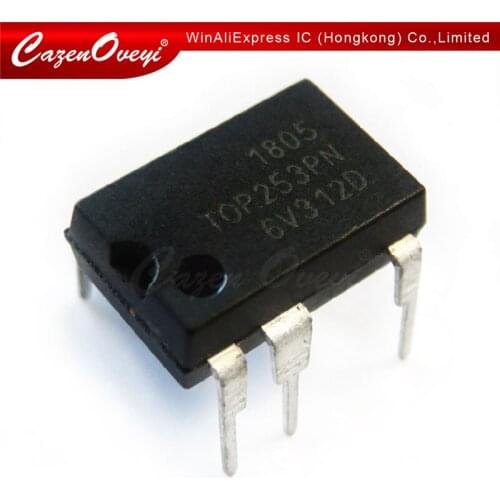 5pcs/lot TOP253PN TOP253P TOP253 DIP-7 In Stock
