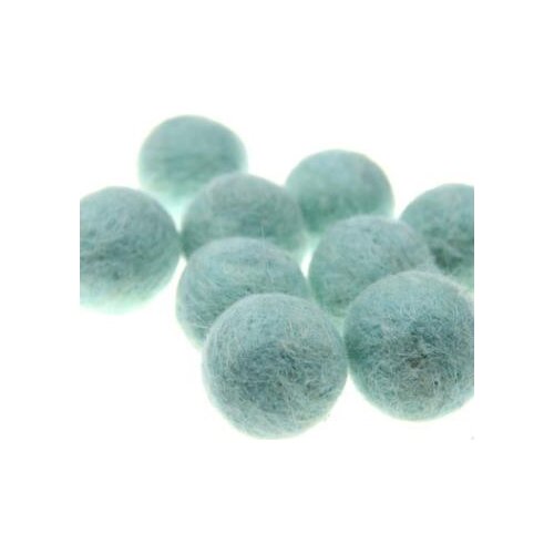 5cm Wool Felt Ball Poke Poke For Handmade DIY Ornaments Christmas Crafts Clothing Ornaments Accessories Colored Materials,2 Pcs