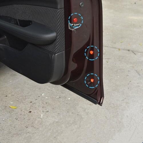 6 &12 pcs Night Reflective Safety Warning Car Door Screw Cap Anti Rust Protective Cover Universal for BMW Mini Cooper Waterproof