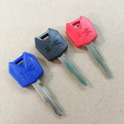 DA 6 pcs Motorcycle Blank Key Uncut Blade For Kawasaki ZX-6R ZX-9R ZX-10R ZZR250 ZXR400 ZZR400 ZZR600 ER-6N ER6F