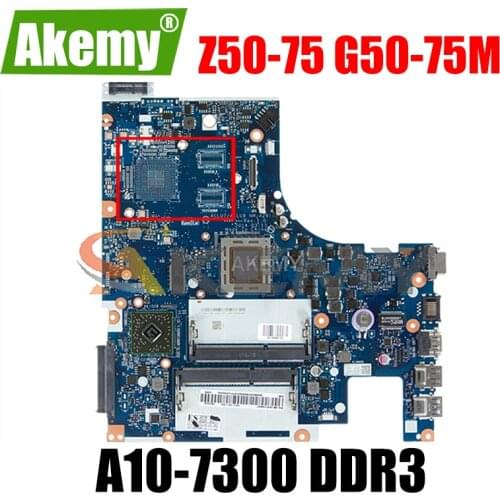 Akemy ACLU7/ACLU8 NM-A291 Motherboard For Lenovo Z50-75 G50-75M Laptop Motherboard CPU A10-7300 DDR3 100% Test