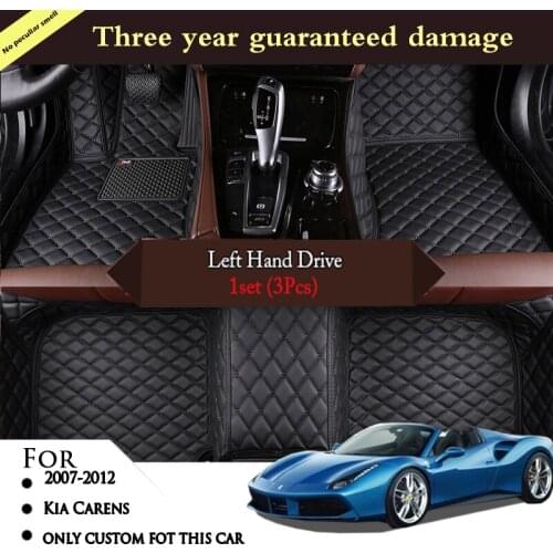 Car Floor Mats For Kia Carens 2012 2011 2010 2009 2008 2007 (5 Seats) Carpet Foot Rugs Auto Styling Interior Custom Accessories