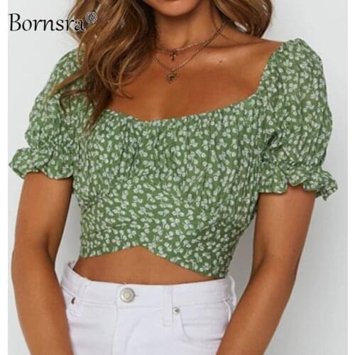 Bornsra Women's Short T-shirts