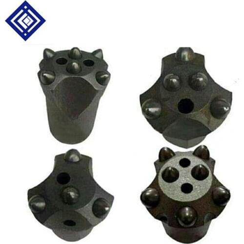 2pcs/lot The ball tooth rock drill 32 34 36 38 40 42 cold compression rock drill bit 4/5/6 buttom