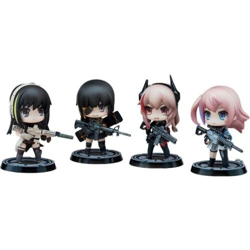 Girls Frontline Ar Squad Q Version 10Cm Animation Character Movable Model Collections Model Toys Cute Cartoon Anime Toys Gift
