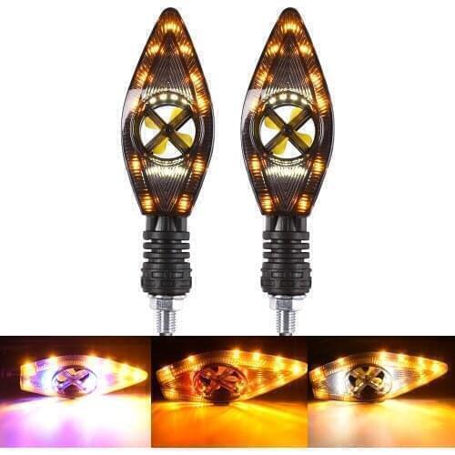 For Gas Gas EC2T FSE FSR EC250 EC300 TC125 TE125 Motorcycle Turn Signal Light Amber Flasher Indicator Blinker Rear Lights