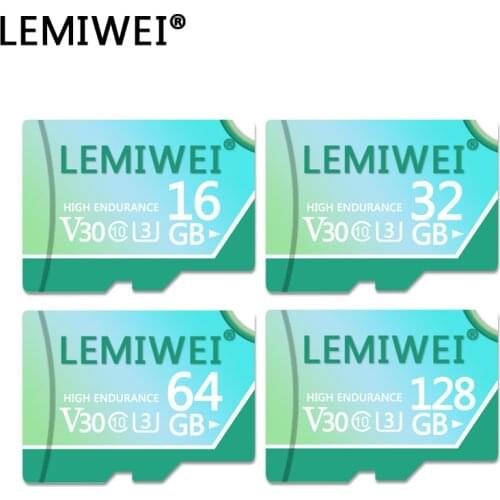 LEMIWEI Memory Card 128GB 64GB V30 High Speed Class 10 U3 TF Flash Card 32GB 16GB For Tablet PC Smartphone