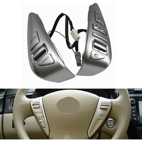 Steering Wheel Cruise Control Switch Regulator Button 25550-3DA6A Car Styling For Nissan Sylphy LIVINA 2012 2013 2014 2015