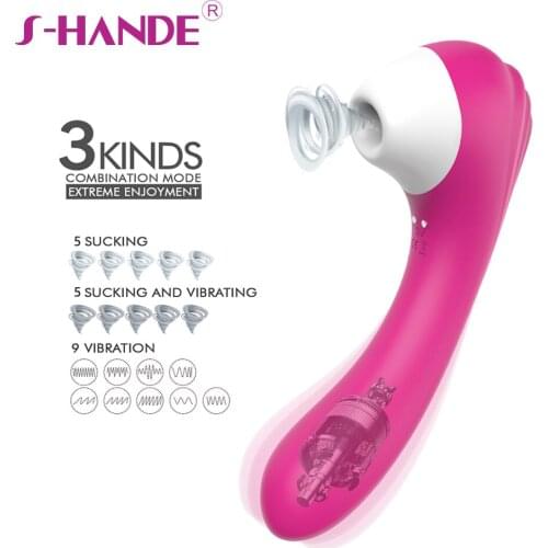 Clit Sucker Vagina Sucking Vibrator Clitoris Stimulator Blowjob Oral Nipple Sex Toys for Adult Women Masturbator Erotic Products