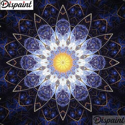 Dispaint Full Square/Round Drill 5D DIY Diamond Painting "Flower pattern" Embroidery Cross Stitch 3D Home Decor A11350