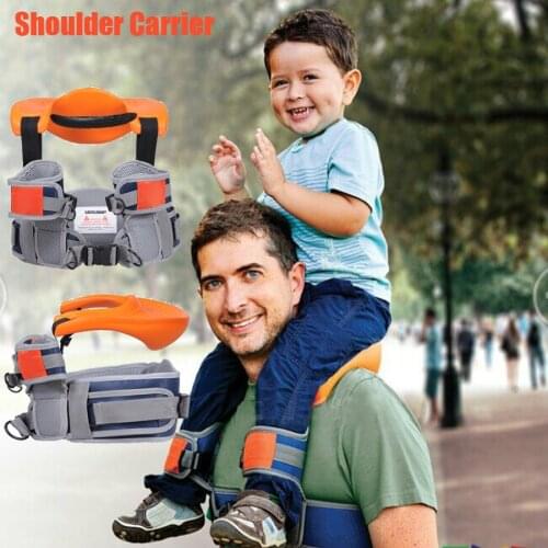 Hands-Free Shoulder Carrier Nylon Child Strap Rider for 2-5 Years Old Kids Baby Safest Kangaroo Wrap Sling Suspenders