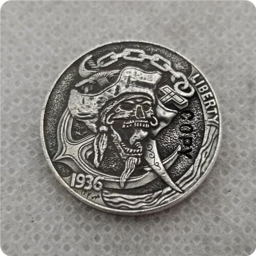 Hobo Nickel Coin_Type #61_1936-D BUFFALO NICKEL copy coins commemorative coins collectibles