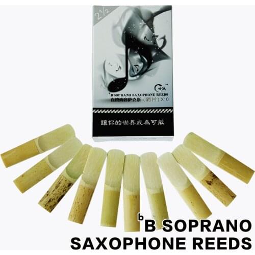 NEW 2 1/2 bB Soprano Saxophone Reeds Sax Accessories 10 pcs/box