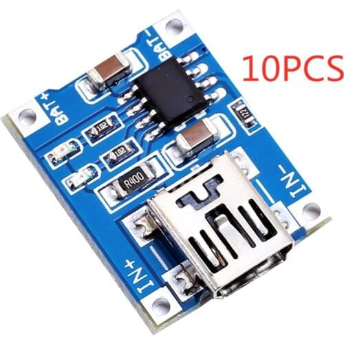 New 10PCS TP4056 1A lithium battery dedicated charging board charging module lithium battery charger