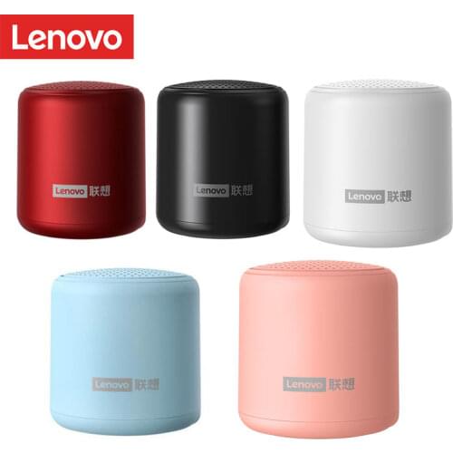 Original Lenovo L01 TWS Speaker Bluetooth-compatible Portable Loudspeaker Wireless Mini Column Stereo Surround Bass Box Mic