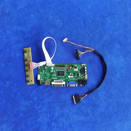 Fit LP156WHA/LP156WHB/LP156WHU LVDS 40 Pin LCD display drive board 60Hz WLED HDMI-compatible DVI VGA 1366*768 M.NT68676 DIY Kit