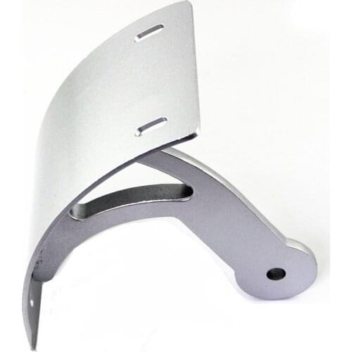 Silver Curved Side Mount License Plate Bracket For Suzuki Boulevard M109R 2006-2013