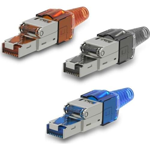 1pcs Crystal Network Cable Plug Household Category 7 Gigabit Network Cable Plug Super Category 6 10 Gigabit Network Connector