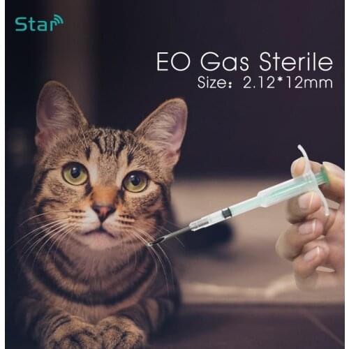 40pc) 2.12*12mm fdx-b rfid dog microchip animal syringe ID implant 134.2KHz for animal tracking/identification Pet syringe chip