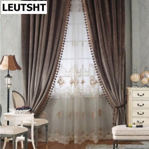 Modern Curtains for Living dining Room Bedroom Minimalist Atmosphere Solid Color Blackout Study Balcony Blackout Curtains Custom