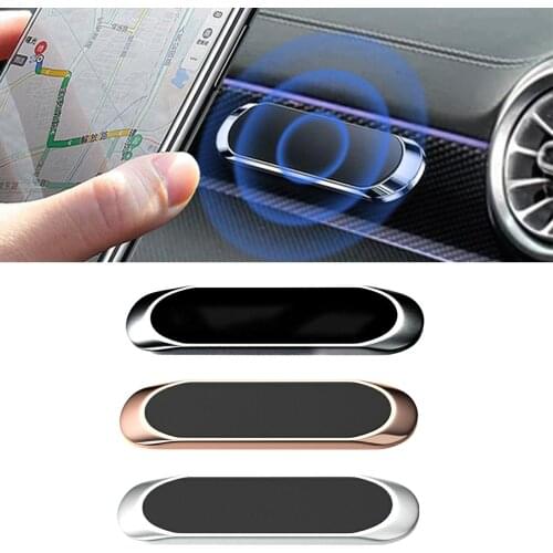 Universal Adjustable Strip Magnetic Cell Phone Car Mount Holder Stand for Smartphones Tablets iPhone