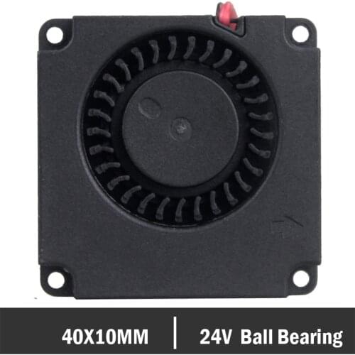 100pcs Gdstime 3D Printer Fan 40mm 4010 Blower Cooling Cooler Fan 40mm x 40mm x10mm Turbo Blower Radiator Fan