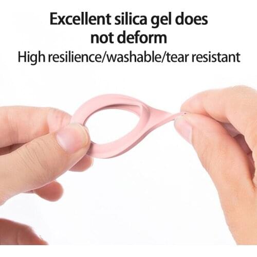 Protector Case With Keychain For Apple AirTags Silicone Anti-sweat Scratch-resistant Washable Lightweight Protective Shell