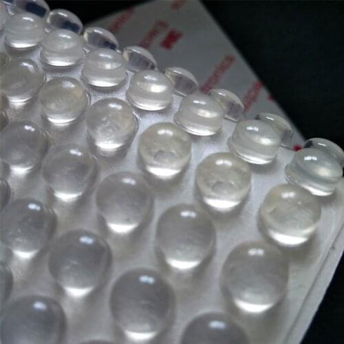 100PCS 6*4MM CABINET BUMPERS DRAWER BUMPERS PADS,SELF-ADHESIVE CLEAR RUBBER FEET TINY BUMPONS FOR FURNITURE TABLE LAPTOP
