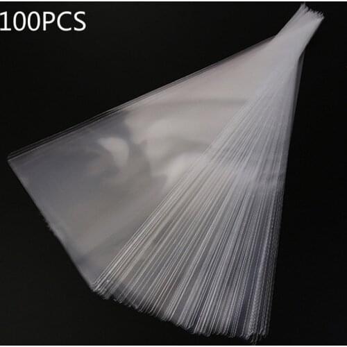 100 Pcs Clear Cellophane Packing Bag Candy Bags Environmentally Friendly Chocolate Sweet Popcorn Plastic Bag For Home Kitchen