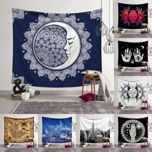 2019 New Fashion Indian Mandala Tapestry Wall Hanging Hippie Bedspread Gypsy Art Decor Throw